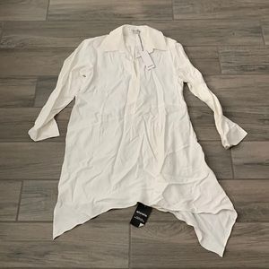 Storets ruby asymmetrical hem shirt dress